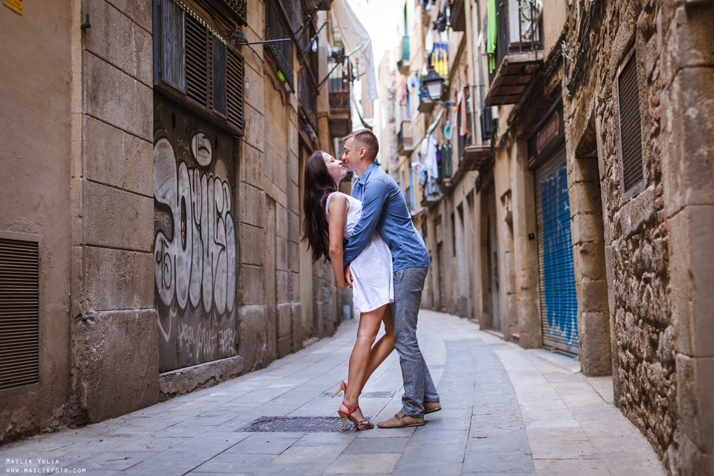 Летняя фотосессия в Барселоне. Фотограф в Барселоне Испании Маслик Юлия