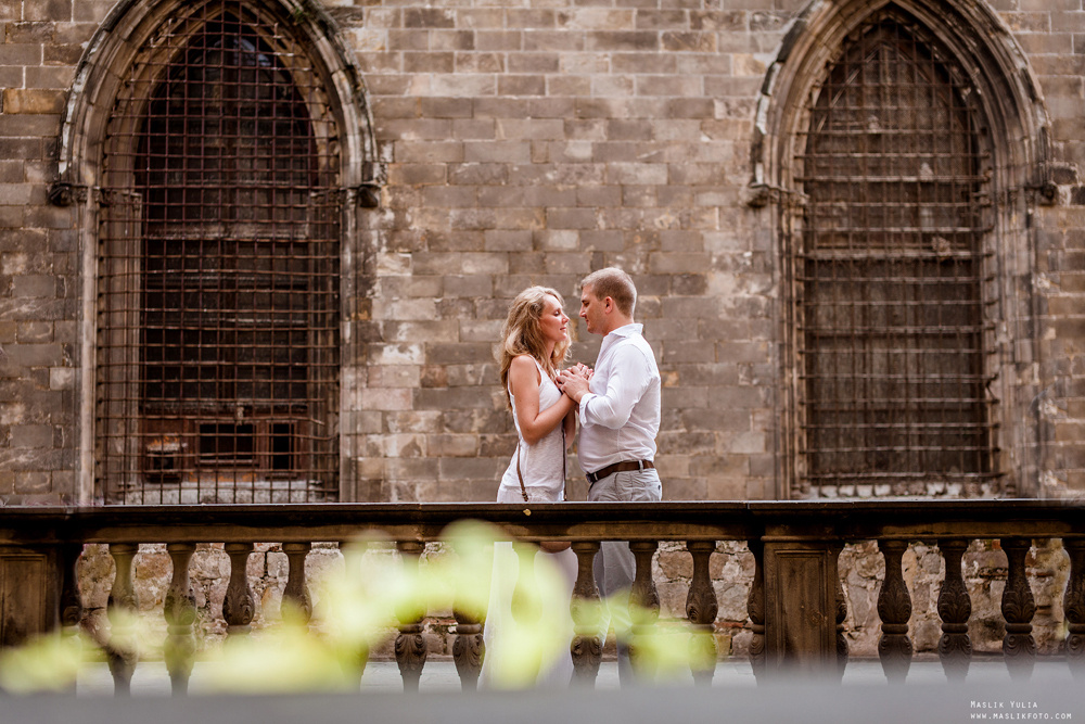 Вечерняя фотосессия  в Ллорет де Мар. Фотограф в Барселоне Испании Маслик Юлия