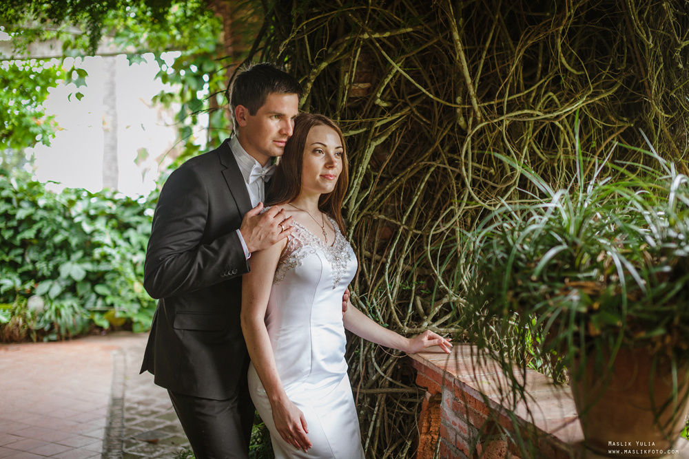 Sesja ślubna w Blanes - Hiszpania. Fotograf w Barcelonie Hiszpanii Maslik Yulia