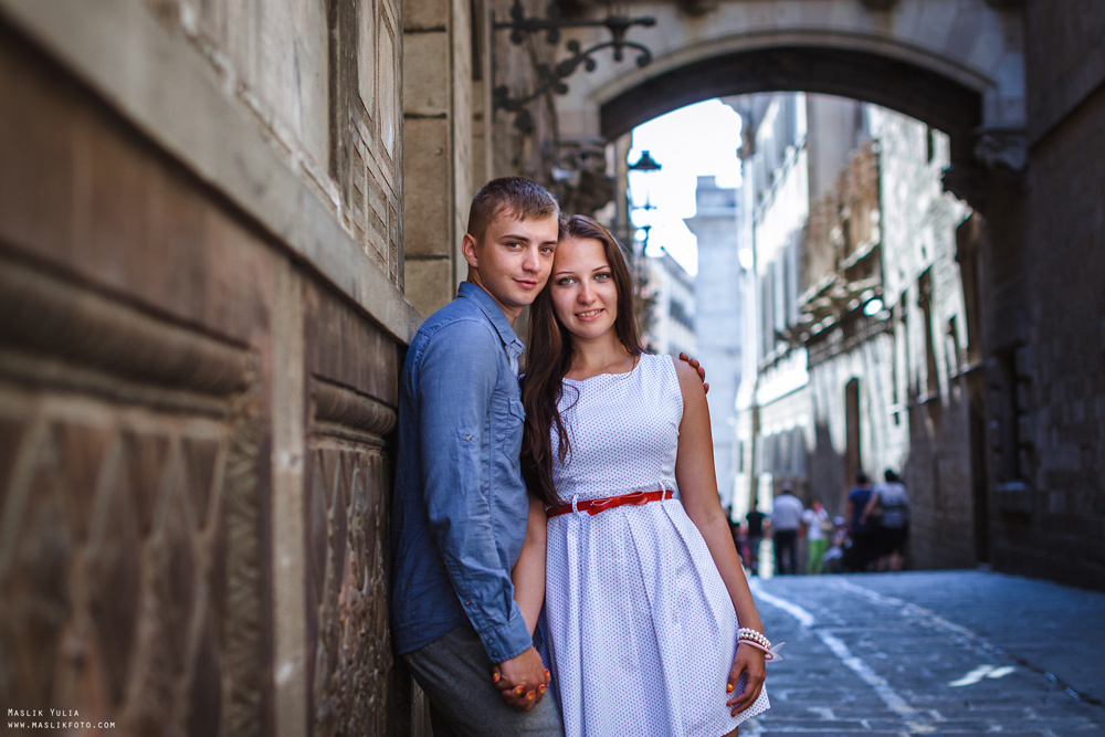 Летняя фотосессия в Барселоне. Фотограф в Барселоне Испании Маслик Юлия