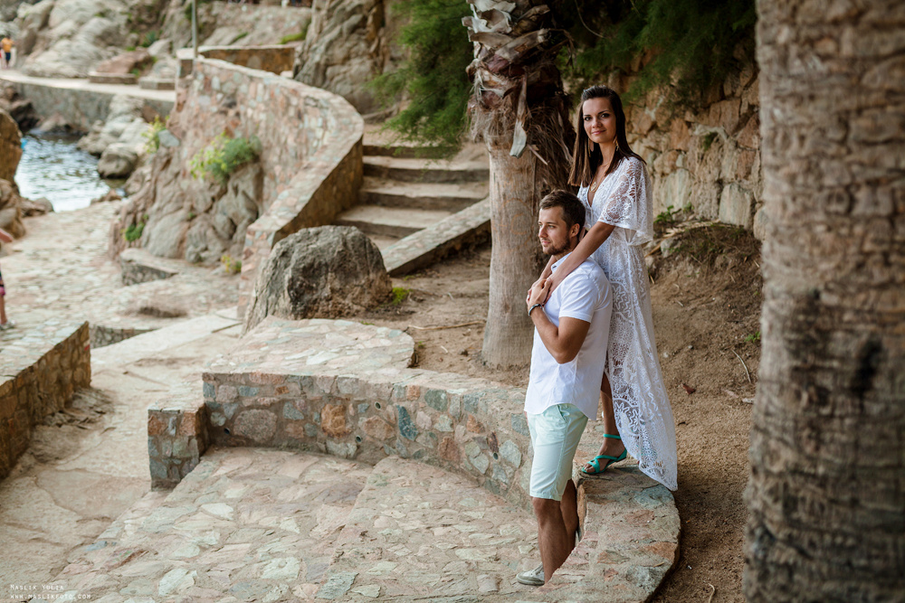 Пляжная фотосессия в Калелье. Фотограф в Барселоне Испании Маслик Юлия