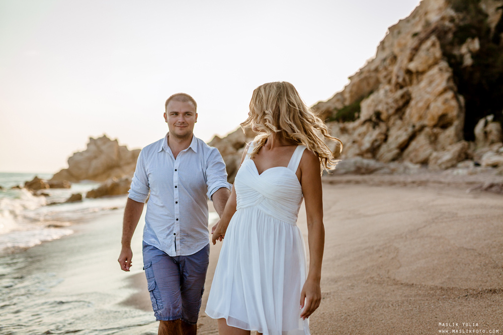 Нежная фотосессия в Барселоне. Фотограф в Барселоне Испании Маслик Юлия