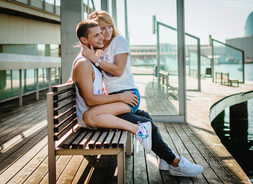 Dynamiczna sesja zdjęciowa w Barcelonie. Fotograf w Barcelonie Hiszpanii Maslik Yulia