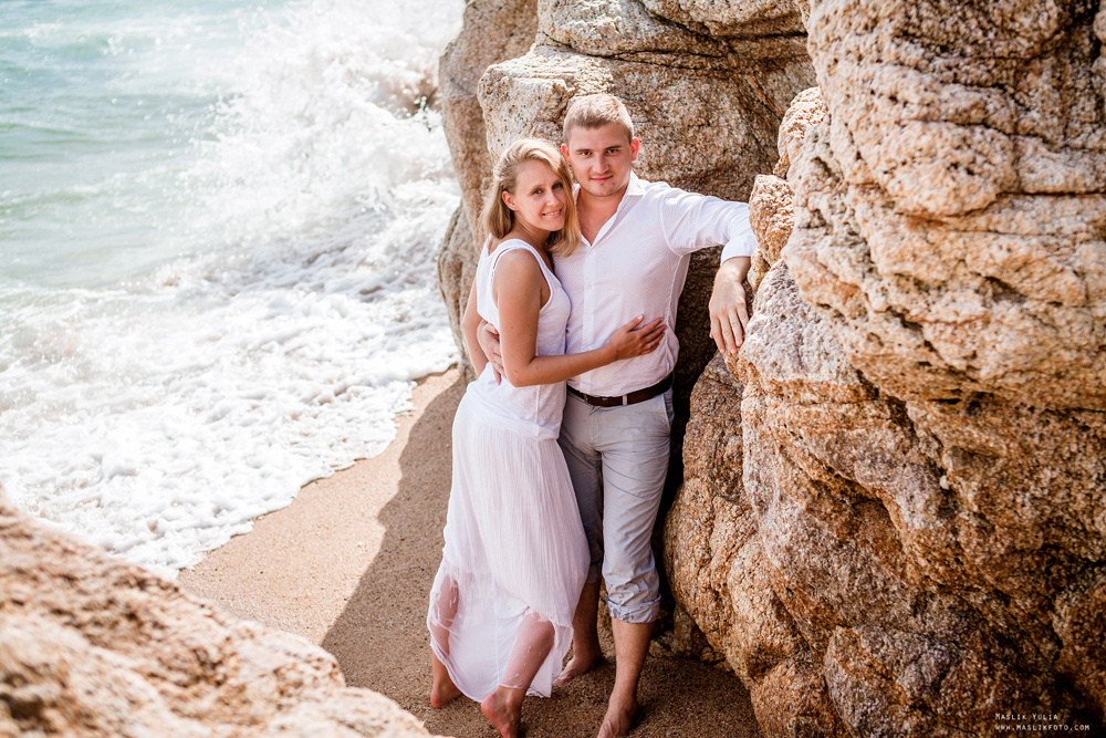 Вечерняя фотосессия  в Ллорет де Мар. Фотограф в Барселоне Испании Маслик Юлия