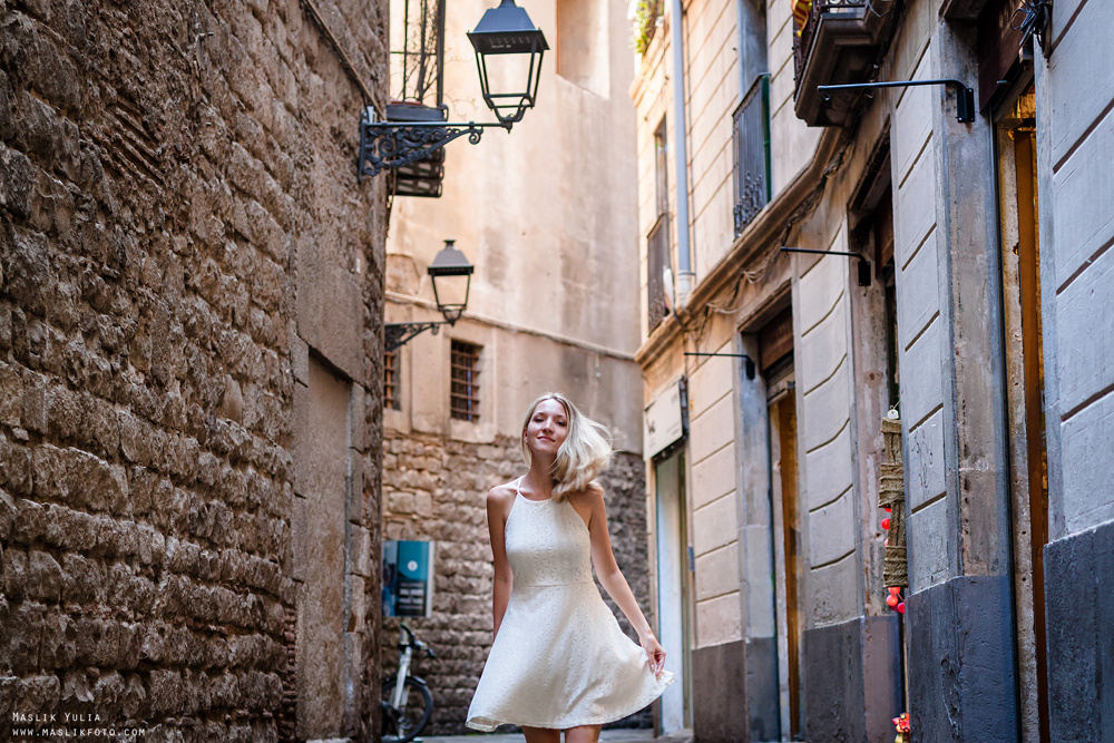 Летняя семейная фотосессия в Барселоне. Фотограф в Барселоне Испании Маслик Юлия