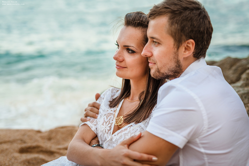 Пляжная фотосессия в Калелье. Фотограф в Барселоне Испании Маслик Юлия