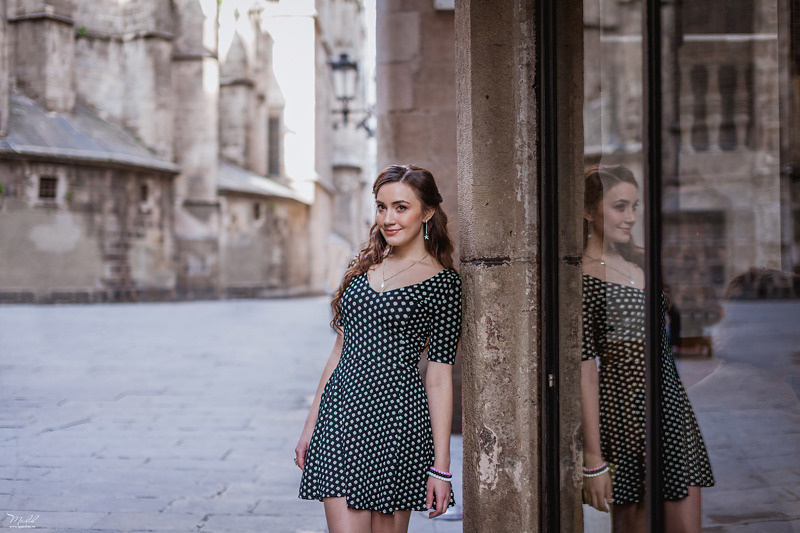 Весенняя фотосессия в Барселоне. Фотограф в Барселоне Испании Маслик Юлия