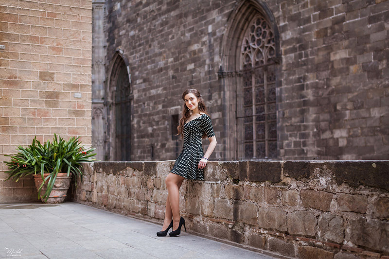 Весенняя фотосессия в Барселоне. Фотограф в Барселоне Испании Маслик Юлия