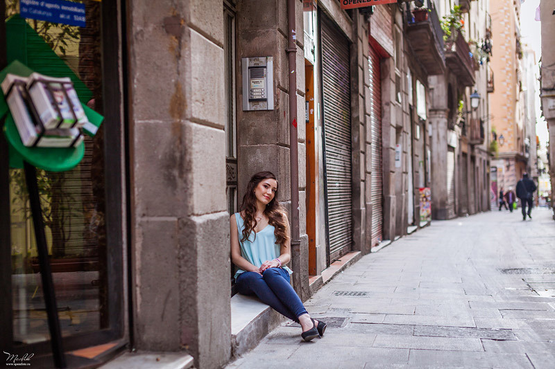 Весенняя фотосессия в Барселоне. Фотограф в Барселоне Испании Маслик Юлия