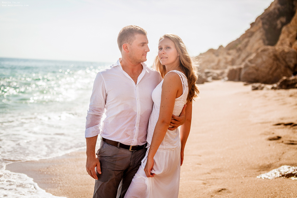 Вечерняя фотосессия  в Ллорет де Мар. Фотограф в Барселоне Испании Маслик Юлия