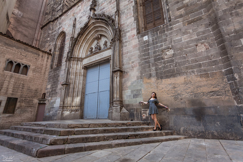 Весенняя фотосессия в Барселоне. Фотограф в Барселоне Испании Маслик Юлия