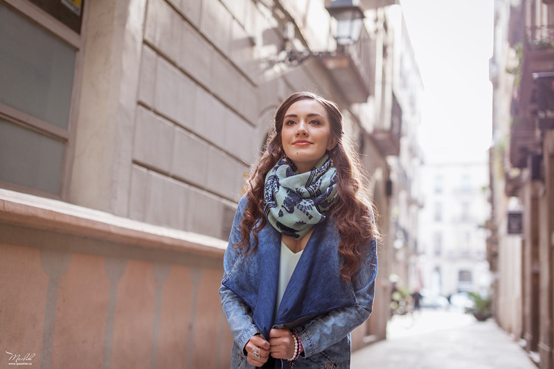 Весенняя фотосессия в Барселоне. Фотограф в Барселоне Испании Маслик Юлия