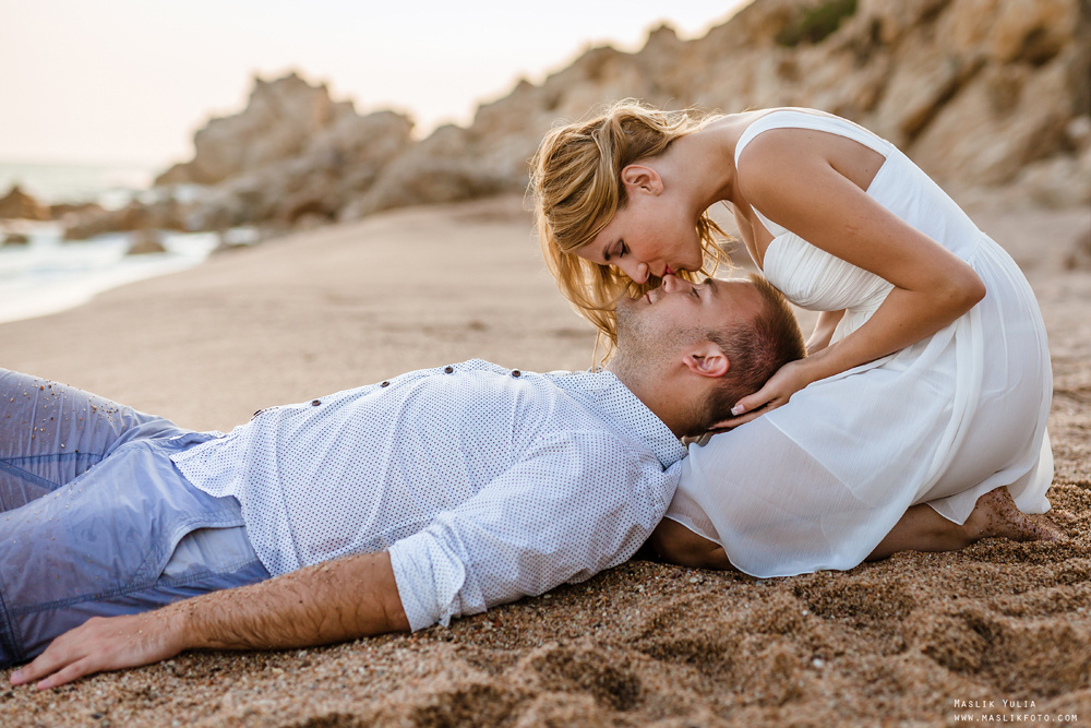 Нежная фотосессия в Барселоне. Фотограф в Барселоне Испании Маслик Юлия