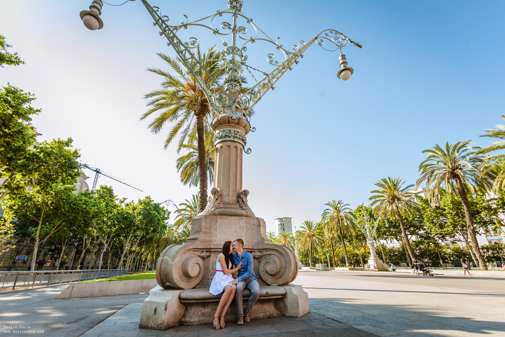 Летняя фотосессия в Барселоне. Фотограф в Барселоне Испании Маслик Юлия