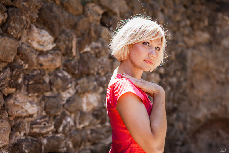 Портретная фотосессия в Парке Гуэль. Фотограф в Барселоне Испании Маслик Юлия