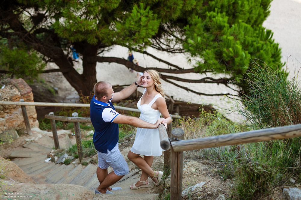 Нежная фотосессия в Барселоне. Фотограф в Барселоне Испании Маслик Юлия
