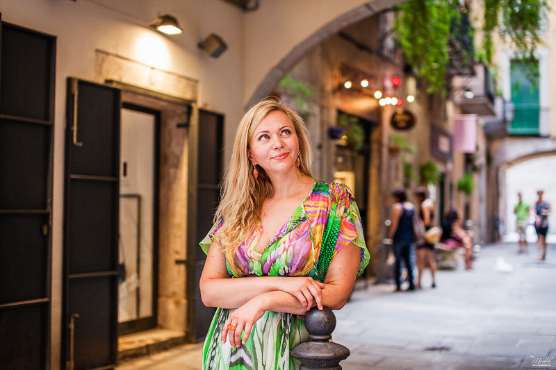 Женская фотосессия в Барселоне. Фотограф в Барселоне Испании Маслик Юлия