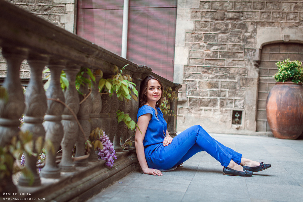 Непринужденная фотопрогулка по Барселоне. Фотограф в Барселоне Испании Маслик Юлия