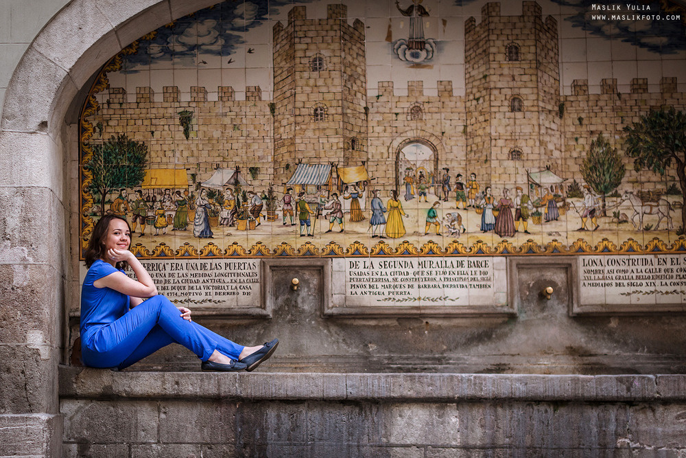 Непринужденная фотопрогулка по Барселоне. Фотограф в Барселоне Испании Маслик Юлия