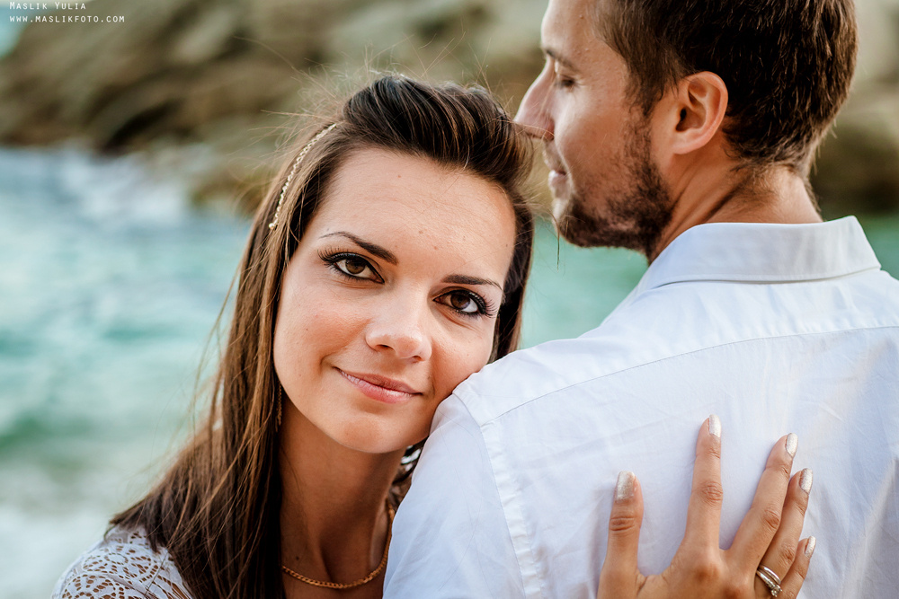 Пляжная фотосессия в Калелье. Фотограф в Барселоне Испании Маслик Юлия