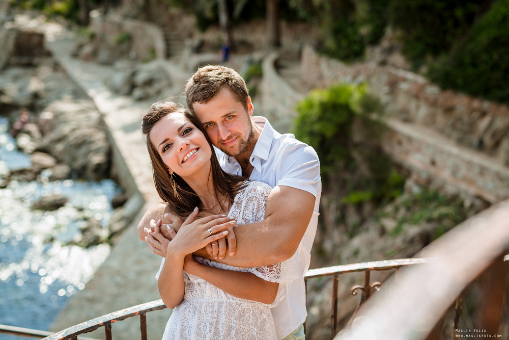 Пляжная фотосессия в Калелье. Фотограф в Барселоне Испании Маслик Юлия