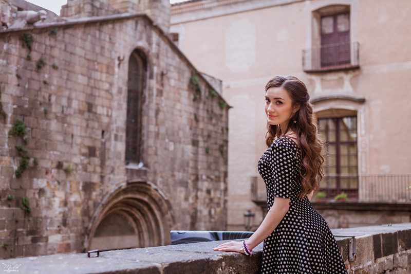 Весенняя фотосессия в Барселоне. Фотограф в Барселоне Испании Маслик Юлия