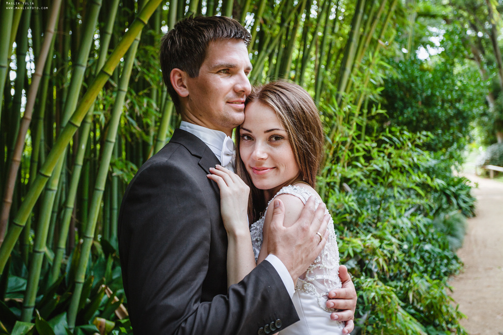 Sesja ślubna w Blanes - Hiszpania. Fotograf w Barcelonie Hiszpanii Maslik Yulia