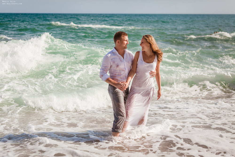 Вечерняя фотосессия  в Ллорет де Мар. Фотограф в Барселоне Испании Маслик Юлия