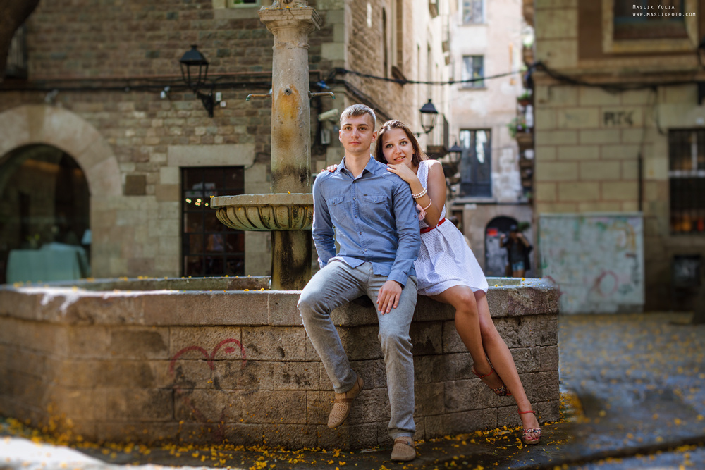Летняя фотосессия в Барселоне. Фотограф в Барселоне Испании Маслик Юлия