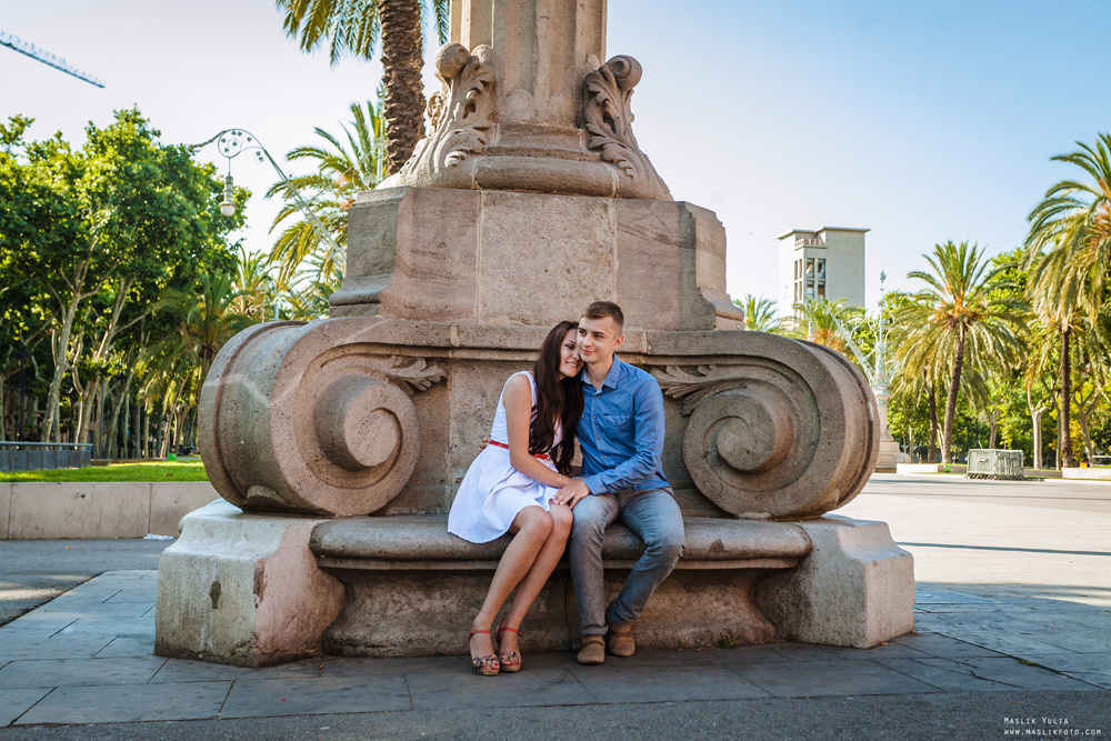 Летняя фотосессия в Барселоне. Фотограф в Барселоне Испании Маслик Юлия