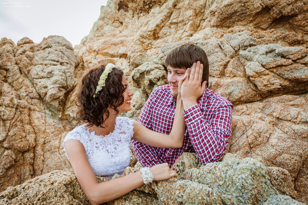 Wedding photo session in Lloret de Mar. Photographer in Barcelona Spain Maslik Yulia
