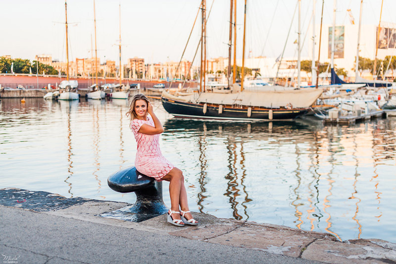 Модная фотосессия в Барселоне. Фотограф в Барселоне Испании Маслик Юлия