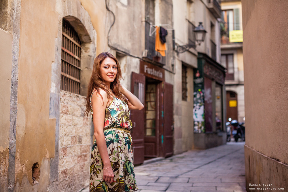 Индивидуальная фотосессия в Барселоне. Фотограф в Барселоне Испании Маслик Юлия