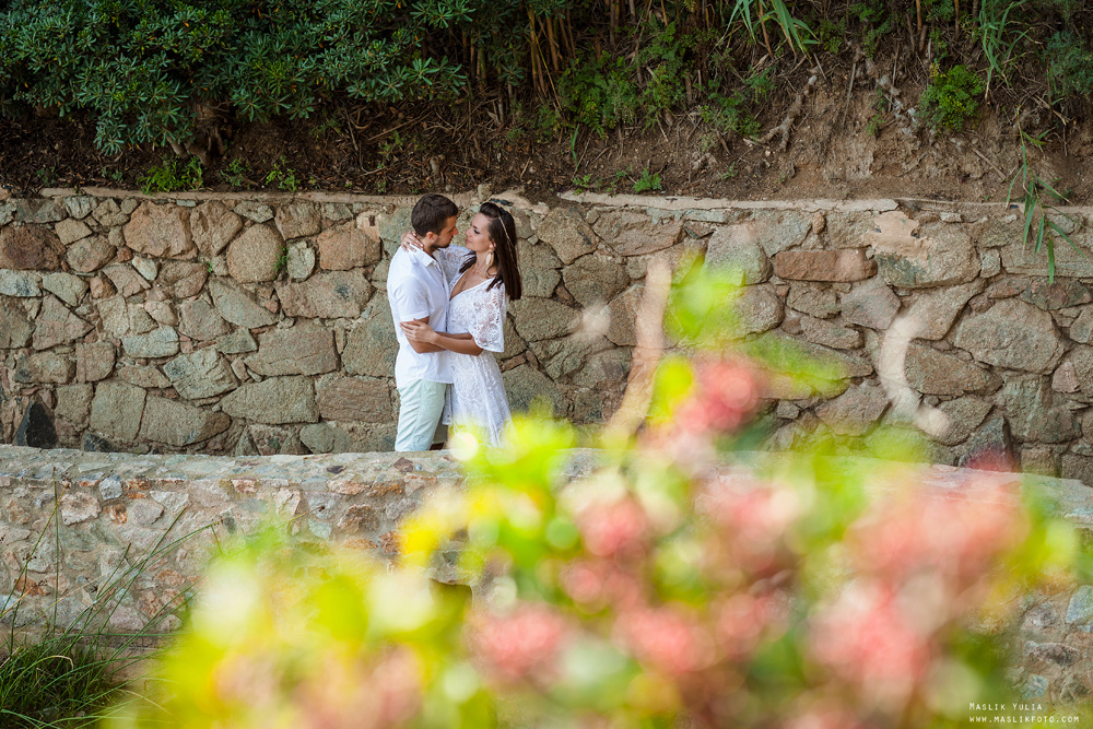 Пляжная фотосессия в Калелье. Фотограф в Барселоне Испании Маслик Юлия