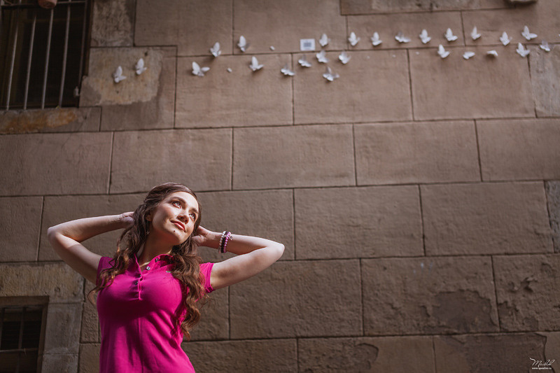 Весенняя фотосессия в Барселоне. Фотограф в Барселоне Испании Маслик Юлия