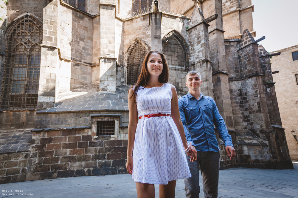 Летняя фотосессия в Барселоне. Фотограф в Барселоне Испании Маслик Юлия