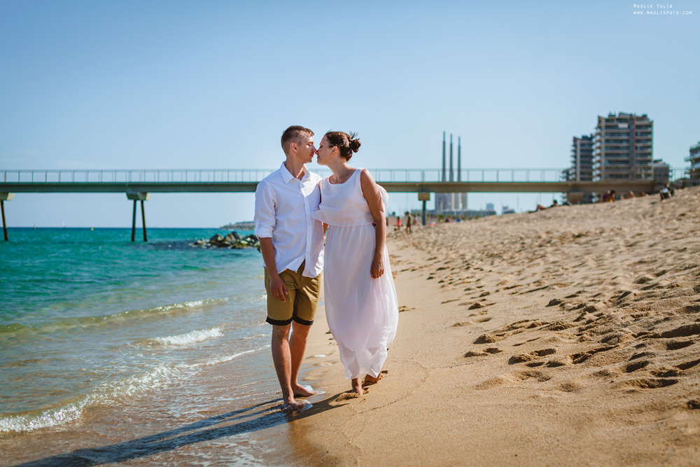 Летняя фотосессия в Барселоне. Фотограф в Барселоне Испании Маслик Юлия