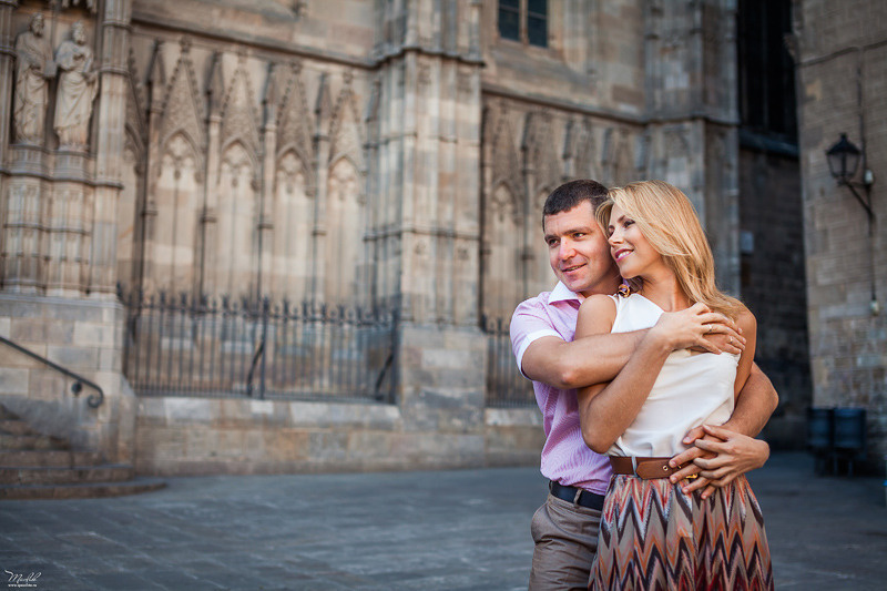 Летняя семейная фотосессия в Барселоне. Фотограф в Барселоне Испании Маслик Юлия