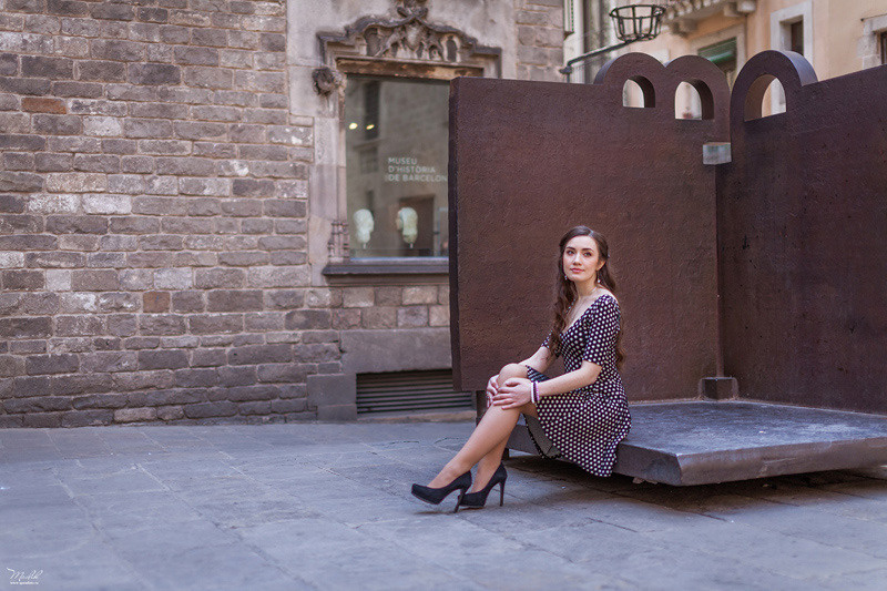 Весенняя фотосессия в Барселоне. Фотограф в Барселоне Испании Маслик Юлия
