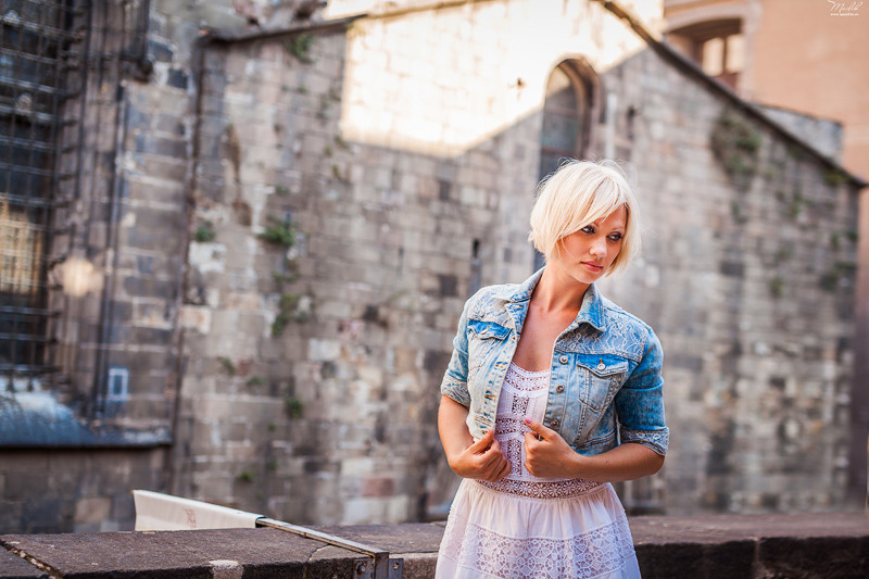 Портретная фотосессия в Парке Гуэль. Фотограф в Барселоне Испании Маслик Юлия