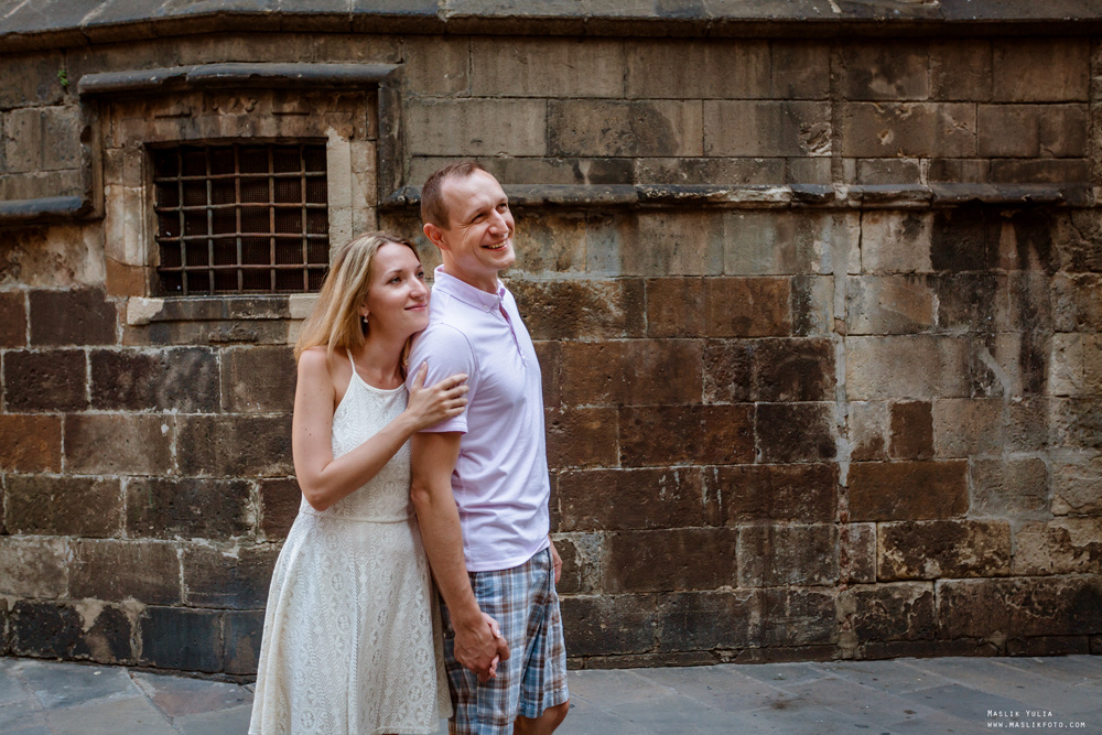 Летняя семейная фотосессия в Барселоне. Фотограф в Барселоне Испании Маслик Юлия