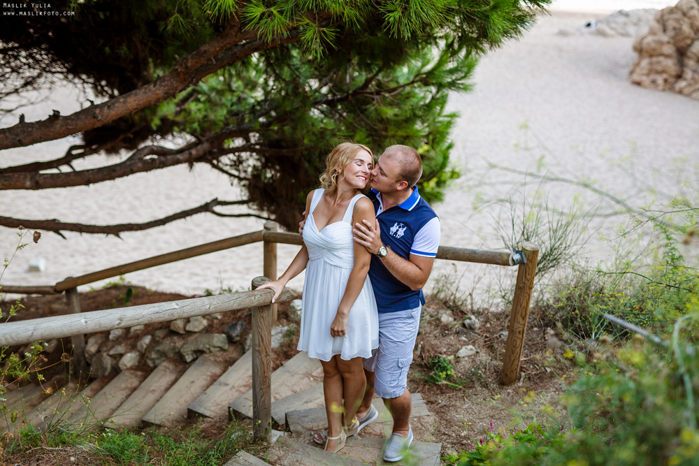 Нежная фотосессия в Барселоне. Фотограф в Барселоне Испании Маслик Юлия