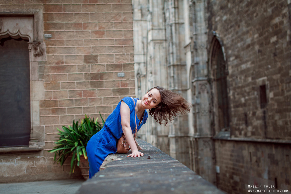 Непринужденная фотопрогулка по Барселоне. Фотограф в Барселоне Испании Маслик Юлия