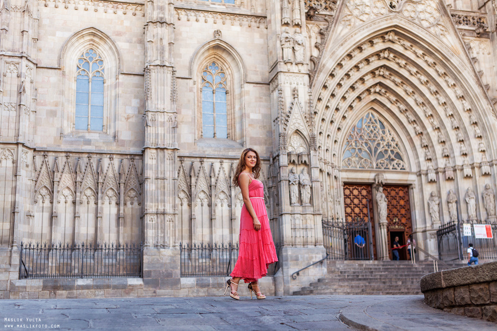 Индивидуальная фотосессия в Барселоне. Фотограф в Барселоне Испании Маслик Юлия