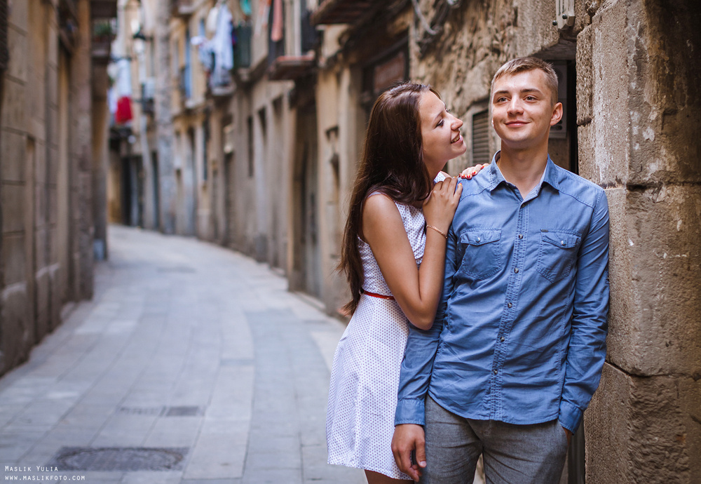Летняя фотосессия в Барселоне. Фотограф в Барселоне Испании Маслик Юлия