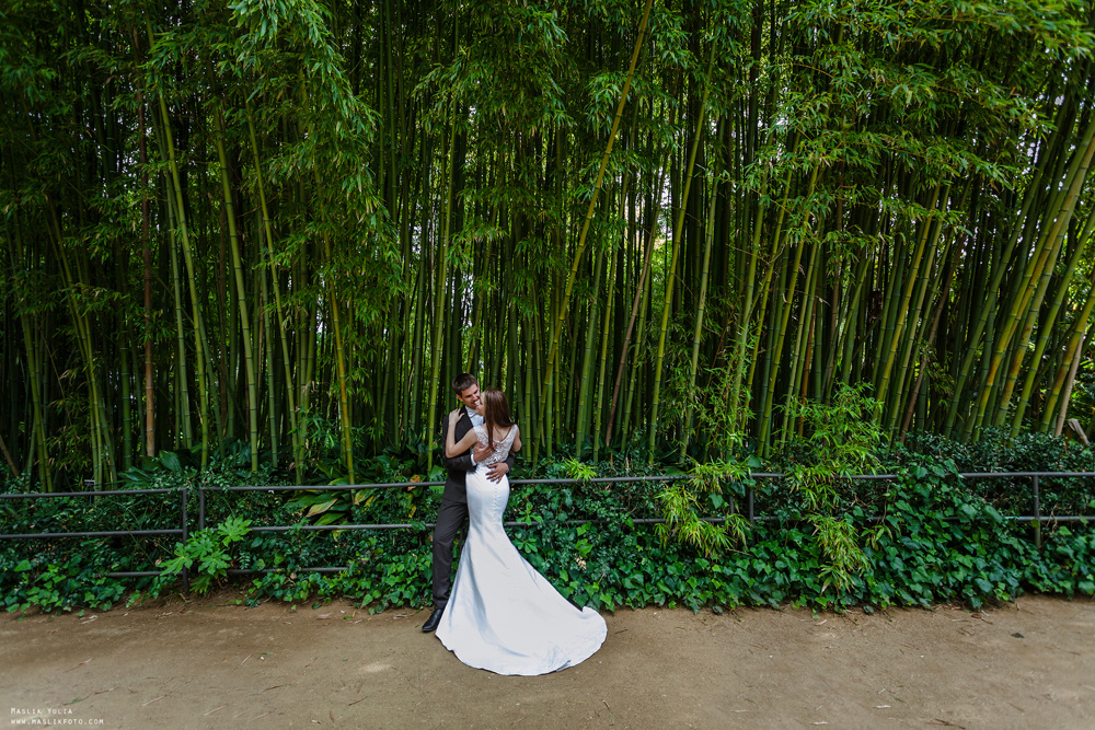 Sesja ślubna w Blanes - Hiszpania. Fotograf w Barcelonie Hiszpanii Maslik Yulia