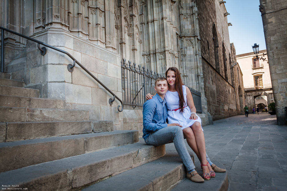 Летняя фотосессия в Барселоне. Фотограф в Барселоне Испании Маслик Юлия