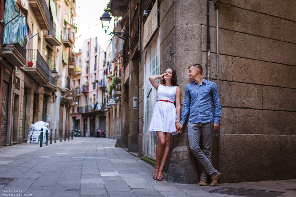 Летняя фотосессия в Барселоне. Фотограф в Барселоне Испании Маслик Юлия