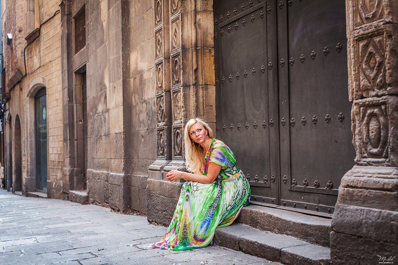 Женская фотосессия в Барселоне. Фотограф в Барселоне Испании Маслик Юлия