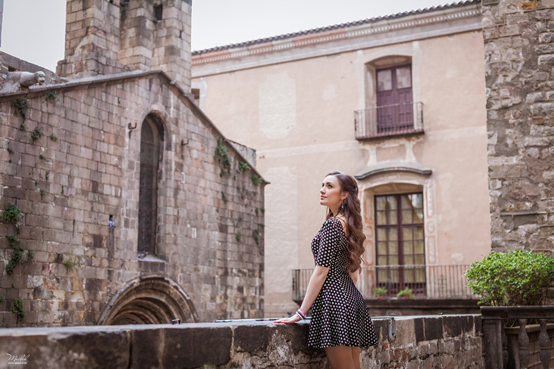 Весенняя фотосессия в Барселоне. Фотограф в Барселоне Испании Маслик Юлия
